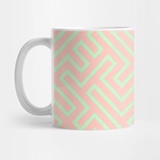 Orange and green - Pattern collection Mug